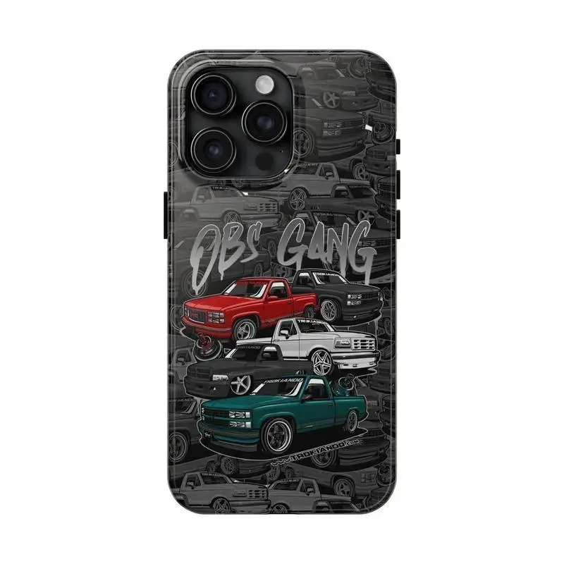 OBS Truck Aesthetic Smartphone Protector Casing, Old Body Style Pickup Phone Accessory, Compatible with iPhone 11-17 Pro Max/Plus & Samsung Galaxy S23-25 Cellphone Cases