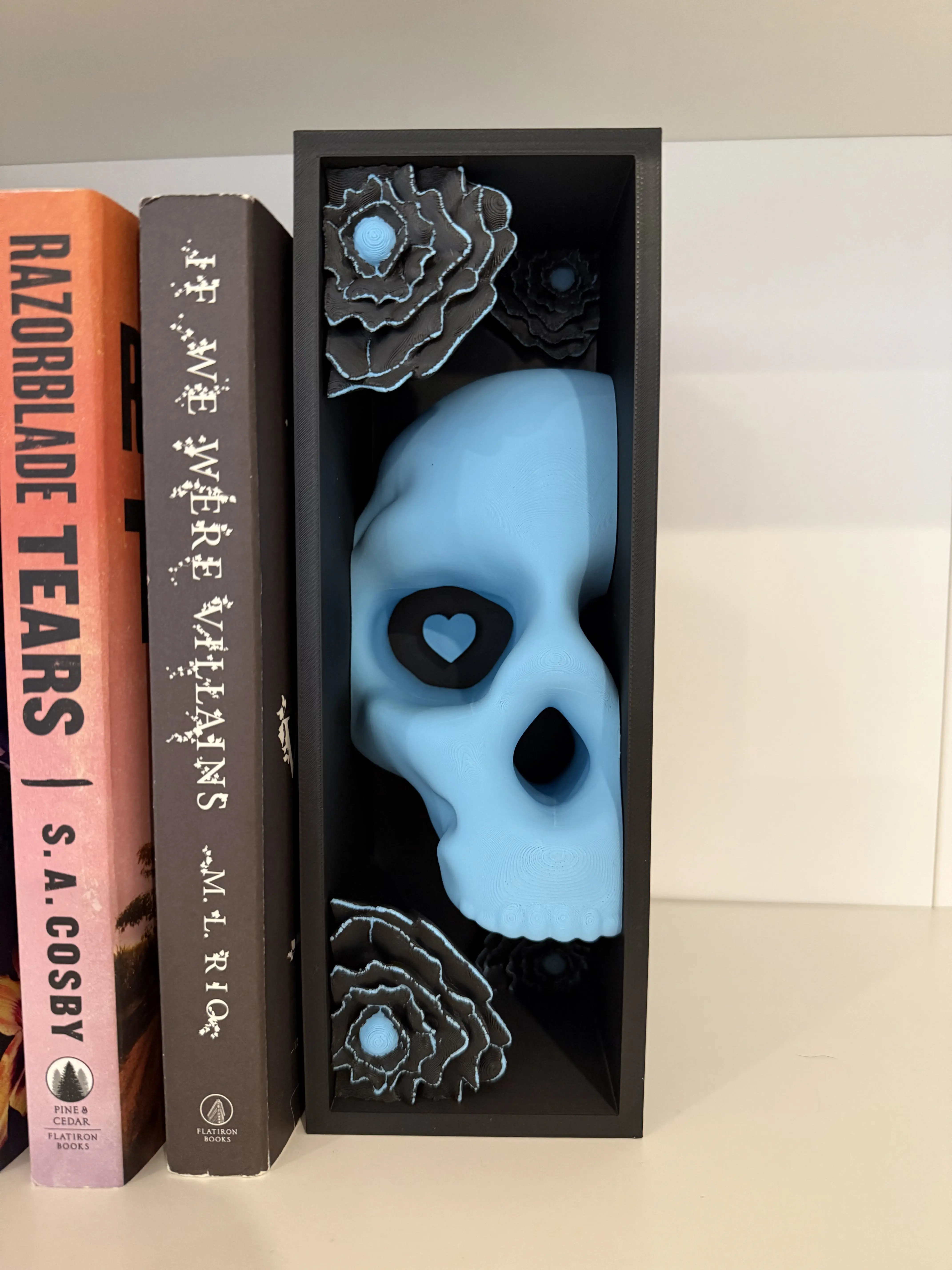"Lights Out" Book Nook and Bookend