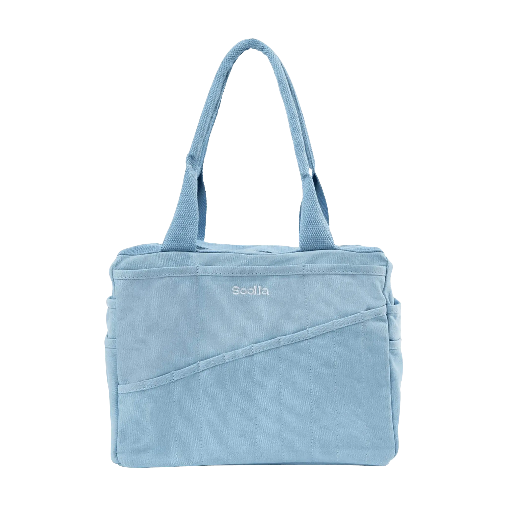 Soolla® Studio Bag, Blue Skies, Pottery Tool Bag, Craft Organizer, Knitting Bag, Crochet Yarn Tote