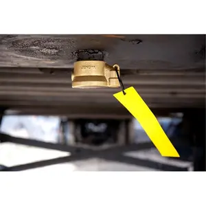 212 MAIN Closed Base Heavy Duty King Pin Trailer Lock - Keyed Different, Anti Theft Lockable Safety Lock, Ductile Iron, Unique Bell Shape Industrial Hardware for Sports Collectibles