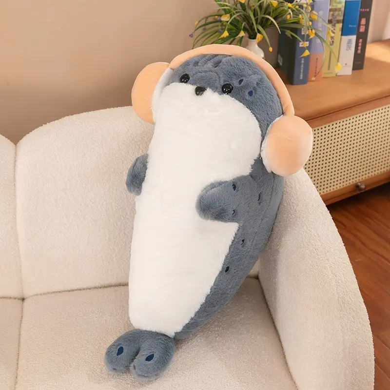 Cute Seal Plush Toy, Soft Adorable Stuffed, Super Soft Sleeping Pillow, Sofa Cushion, Otter Doll, Birthday Gift for Boys and Girls, Holiday Gift, Seal Stuffed Animal