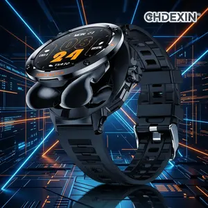 CHDEXIN | New Multifunctional Smartwatch with Built-in Headphones, Stylish Digital Watch for Men and Women, Fitness Tracker Watch, Sports Features and Trendy Design
