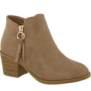 Tan booties Tan booties