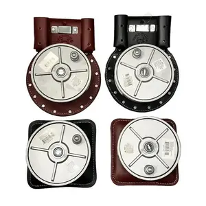 Waxwing Leathercraft Tie Wire Reel Pad With Aluminum Rodbuster Reel for 12-18 Gauge Tie Wire Rolls, Left or Right Handed Use CHOOSE A MODEL