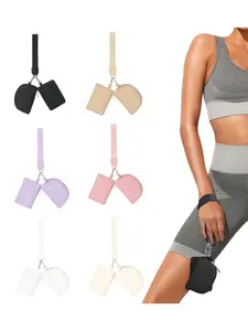 Portable Wrist Wallet Card Holder, Mini Money Storage Bag, Compact Credit Card Organizer, Essential Accessory for Daily Use, Wrist Strap Wallet, Plain Pattern