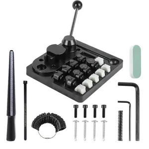 Ring Bending Tool Kit with Nylon Dies Jewelry Ring Shaper & Former for Silver Gold Rings