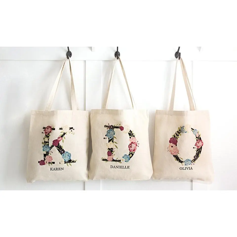 Monogrammed Tote Bags