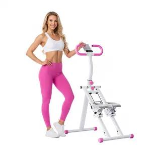 Stair Stepper with Handlebar for Home Exercise 300LBS Loading Capacity Stair Climber Stair Master Compact Workout Solution