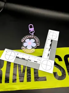 Presumptively Positive Flower Keychain - Forensic Science Gift