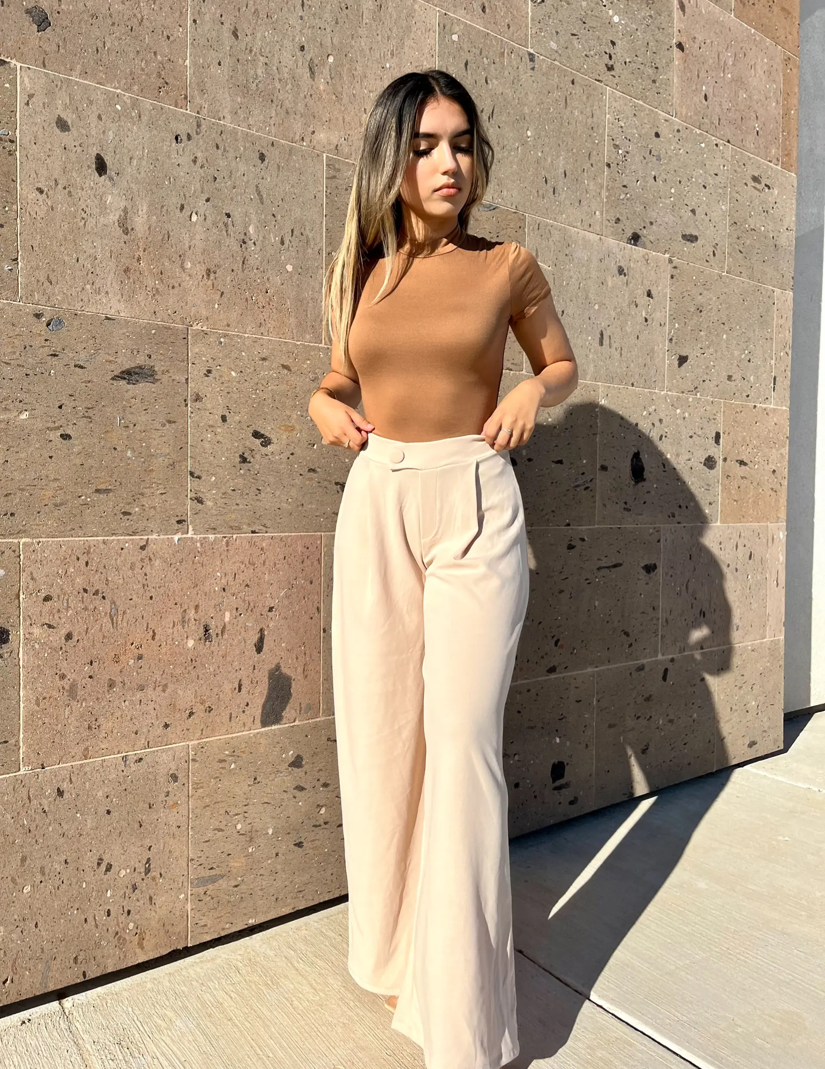 Andrea Trousers Pants- Cream
