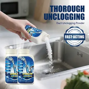 1/2/3/4/6/12 pcs of powerful pipe opener, drain opener, household cleaner, kitchen and bathroom sewer dredging powder, sewer dredging artifact, quick dissolution, deodorization and anti-clogging, quick dredging, suitable for most pipes
