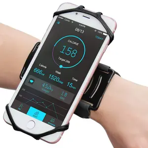 An adjustable phone armband, 360° rotatable cycling and running gear armband, providing fit and support, compatible with 4.4-7.2 inch phones, enabling hands-free use, suitable for jogging, cycling, exercising, Trail running