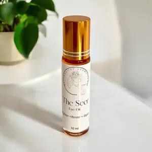 The Seer Under Eye Oil Serum | Frankincense Resin Infused Oil + Red Algae + Green Coffee Oil + Castor Oil + Noni Fruit Oil - Time Eraser, Hydrate