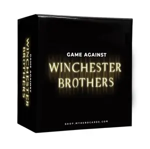 Game Against Winchester Brothers- Supernatural Edition, 250+ Fun Party Cards Game by My Hero Cards