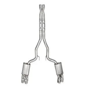 2024 Mustang GT Catback PC Connect, X-Pipe, Legend Sound Quad Tips