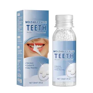 30ml Mild Lightweight Oral Care Dental Kit, Moldable Dental Gel Dentures Temporary Filling Cavities, Teeth Fillings Temporary Tooth Filling
