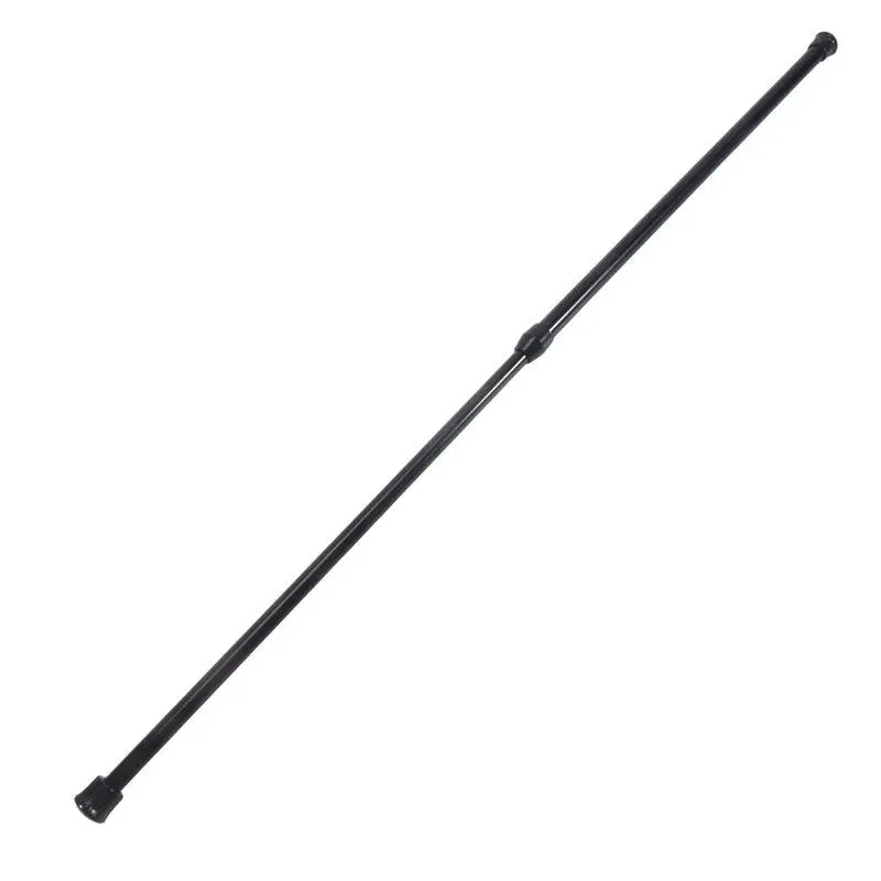 Spring extendable loaded curtain rail pole, telescopic tension rod for bathroom windows, 40–70 cm