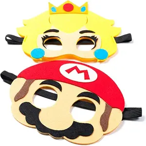 Super Mario Halloween Masks, Party Decorations, Perfect Gift for Friends & Family, Cute Aesthetic Home Accessories, Valentine Day Presents