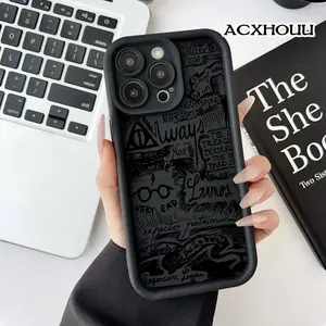 Feminine Soft Case for iPhone11/12/13/14/15/16/17/promax/x/xs/xr/xsmax Case Harry Potter Collage Durable, Ultra Slim, Cute and Practical | Lightweight Protective Case for Her