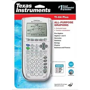 Texas Instruments 84 Plus Graphing Calculator - White