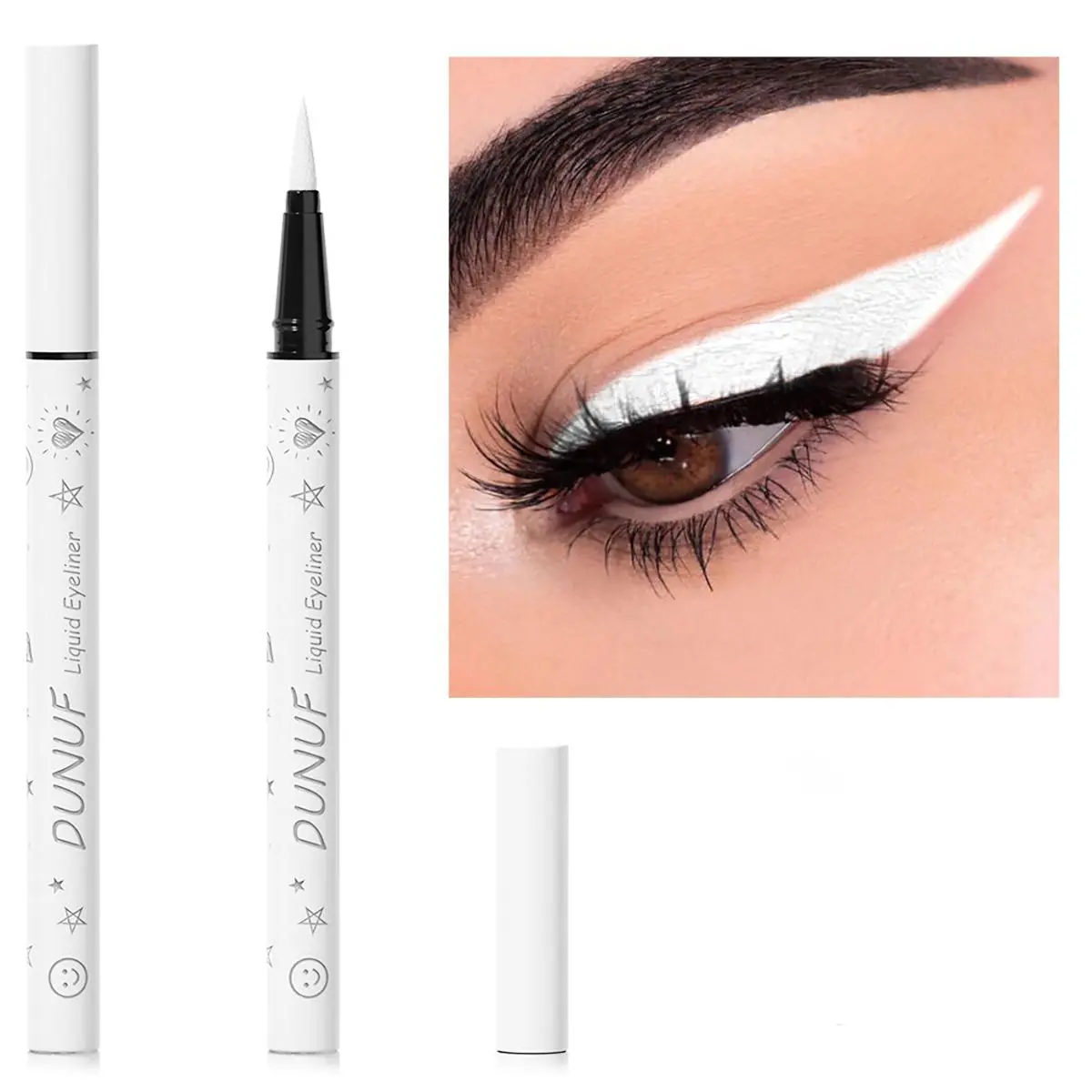 Long Lasting Liquid Eyeliner, Quick Drying Fine Tip Eyeliner Pen, Easy to Apply for Eye Makeup, Enhance Eye Makeup, Professional Daily Makeup Accessories, Water Proof, Waterproof Liner