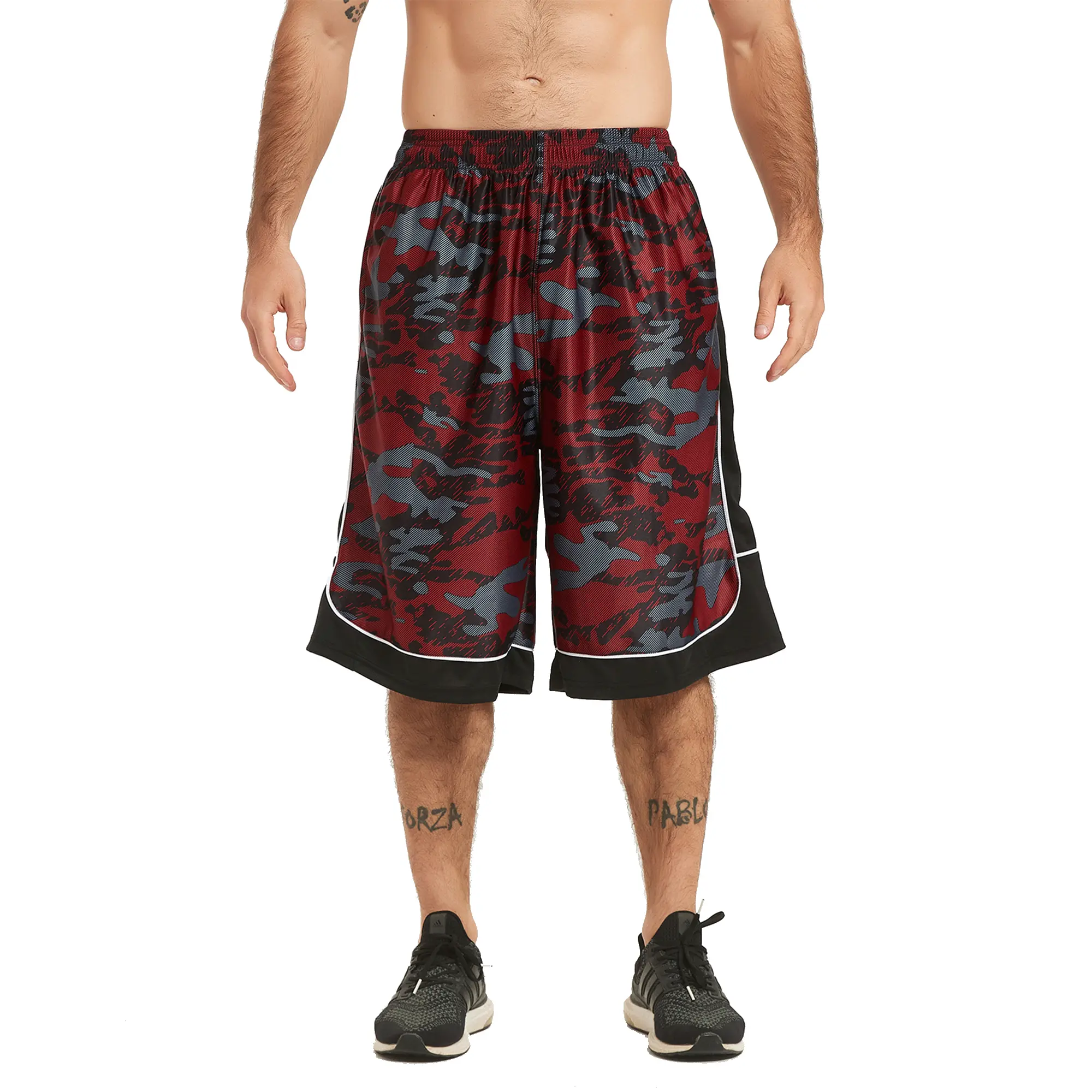 Men's Athletic Shorts, Jersey Gym Shorts, Quick Dry Knit Shorts with Pockets, Lightweight Lounge,Long Basketball Workout Shorts,Running Quick Dry Mesh Shorts for Men