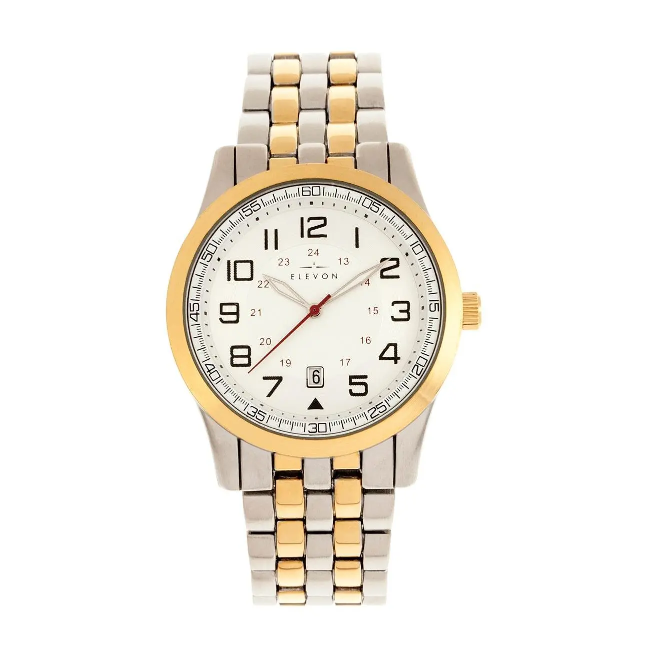 Elevon Men's Garrison Two-Tone White Dial Watch