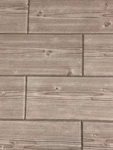 A La Maison Ceilings Warm Gray 0.5 ft. x 3 ft. Glue up Foam Wood Ceiling Tiles Planks (78 sq. ft./case) (48-Pack)