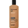 b.tan Bronzed AF Sun Tanning Lotion - Vegan Body Care Tan Accelerator for Adults, Self-Tanning Tinted Browning Cream, Nourishing Moisturizer with Mango Butter, Peptides, Shimmer, Mango Scent, Sunless Tan for All Skin Types, Combination Skin (No SPF)