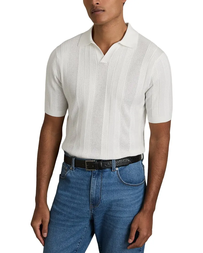 Reiss Kansas Open Collar Str Sweater