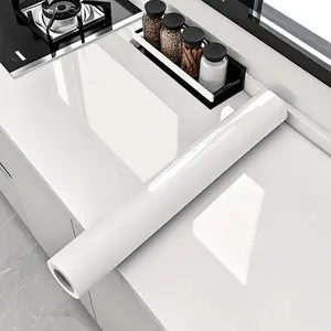 Self Adhesive Kitchen Wallpaper, Waterproof & Oil-proof Kitchen Countertop Sticker, Decorative Sticker for Home Kitchen & Bathroom