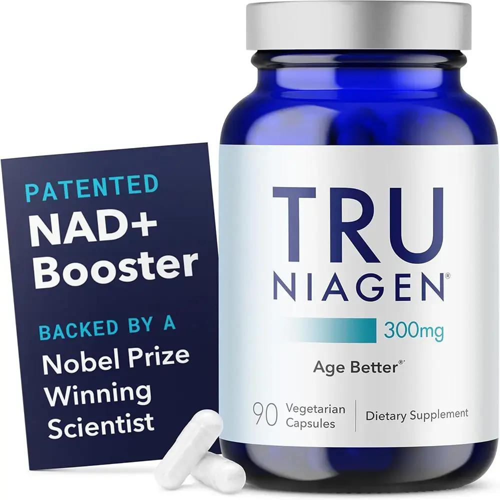 TRU NIAGEN NAD+ Daily Nutritional Capsules – Premium Formula, 90 Capsules Supplement