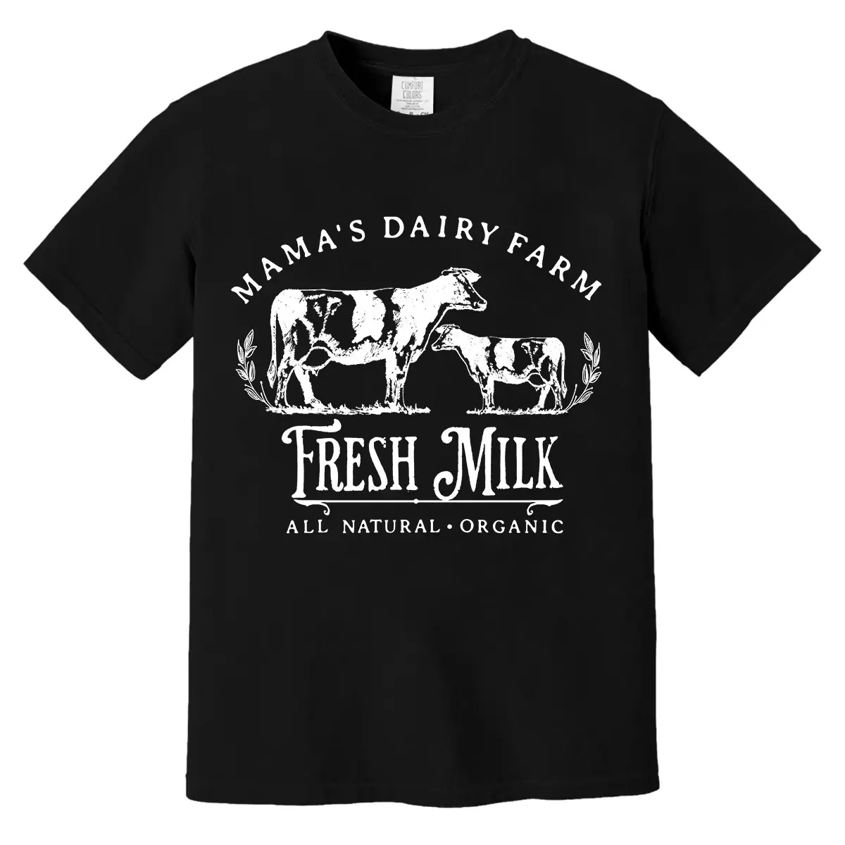 Mama's Dairy Farm Friendly T-Shirt for Nursing or Pumping, Acid Wash Nursing Friendly Tee, Breastfeeding Clothing Gift, Mother Day 2025 Shirt