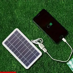 1 Piece Outdoor Waterproof Solar USB Charger for Traveling and Camping - Portable Solar Panel for Power Bank, Phone Charging, Flashlight and Fan, Outdoor Solar Devices