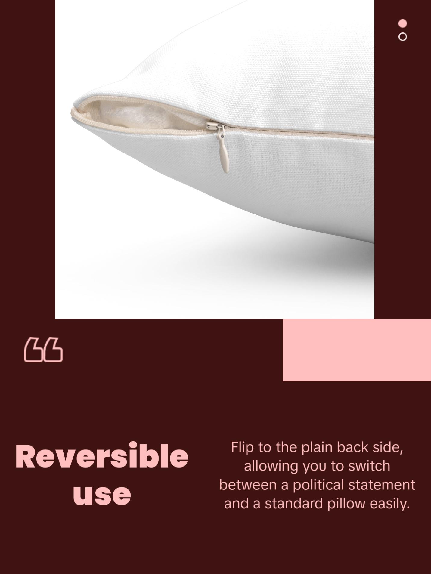 No Trump No | Spun Polyester Square Pillow