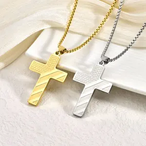Stainless steel cross necklace with American flag and Bible scripture pendant - Independence Day patriotic symbol accessory,  religious accessory gift tangle necklace tangle bendy necklace sofia the first necklace  street style cross pendant necklace