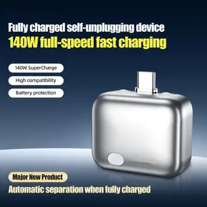 Type-C 140W Physical-Disconnect Battery Guard Anti-Overcharge Protection for Safe Overnight Charging Smart Auto Stop Charging