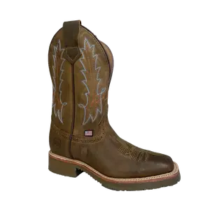 Double H® Men's Wilderness Buttercup Square Toe Light Brown Boots DH4568