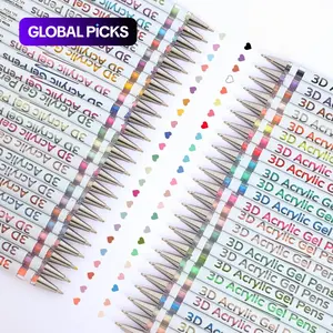 3D Acrylic Gel Pen, 1 Box Quick-Drying Acrylic Gel Pens, Graffiti Painting Marker Set for Greeting Cards, Coloring and Outlining#TOP PICKS