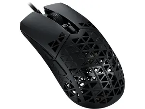 ASUS TUF Gaming M4 Air Lightweight Gaming Mouse (16,000 dpi sensor, Programmable Buttons, 47g Ultralight Air Shell, IPX6 Water Resistance, TUF Gaming Paracord and Low Friction PTFE Feet, Black)