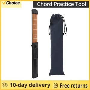 Portable Mini 6-Fret Guitar Chord Trainer - Guitar Chord Presser for Hand Practice