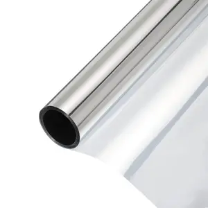 Window Privacy Film, 1 Count 50x200cm Reflective Static Cling Privacy Window Film, One Way Daytime Privacy Film, Home Decor, Room Decor, Bedroom Blinds Accessories