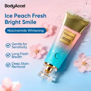 【BodyAccel 】【Triple Whitening】Niacinamide Whitening Toothpaste (Free Dry&Wet Teeth Strips Included), Essential for Home and Travel, Make Your Smile Shine（Z）