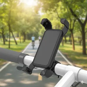 Universal Motorcycle Motorbike Phone Mount - anti-Vibration Adjustable Rotatable Phone Holder for Bikes & Motorcycles, Durable Portable Riding Accessories Compatible with outdoor Cycling, Strong Grip Phone Mount Stand.