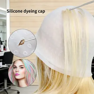 Silicone Pick Dye Hat Artifact, Reusable Pick Dye Headband, Ideal for DIY Home and Hair Salon