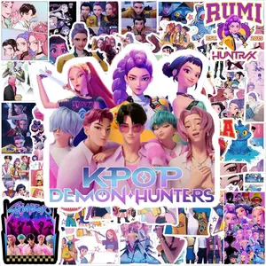 110 Anime Kpop Graffiti Stickers for DIY Notebook, Stationery, Phone, and Water Bottle Decorations