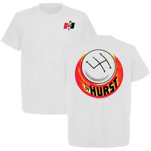 Hurst Shifter T-Shirt, Vintage 4-Speed Gear Shift Knob Graphic, Classic Car Racing Tee for Muscle Car Fans, Stick Shift Drivers & Drag Racing Lovers