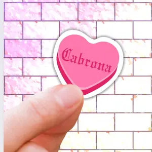 Cabrona heart funny latina vinyl sticker