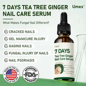 UMEX Toenail Fungus Treatment Extra Strength, Antifungal Solution for Toenail or Fingernail, Triple Action Formula for Remove Fungal, Repair and Renewal Damaged Nails 1.0 Fl Oz