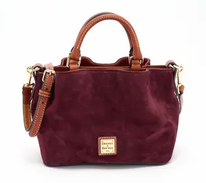 Dooney & Bourke Suede Mini Barlow with Crossbody Strap